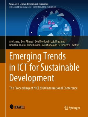 cover image of Emerging Trends in ICT for Sustainable Development
